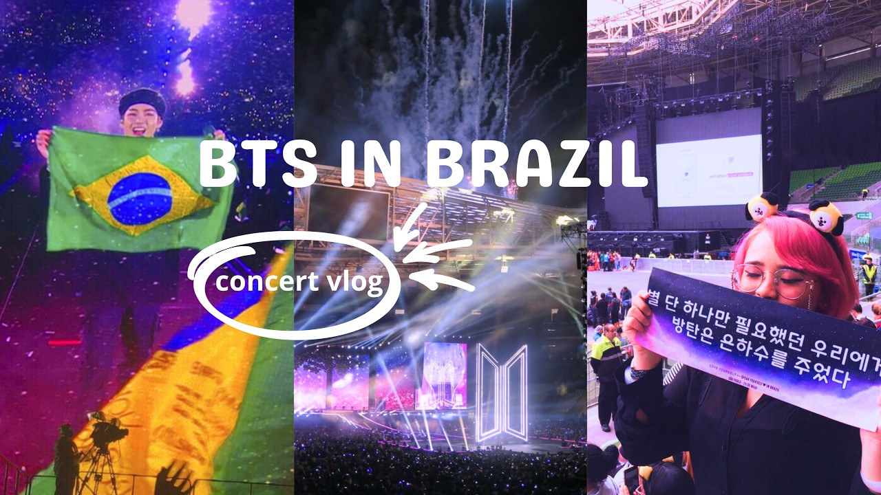 VLOG: SHOW DO BTS NO BRASIL! | ACAMPEI PARA O SHOW DO BTS NO BRASIL! 🇧🇷 (2019)