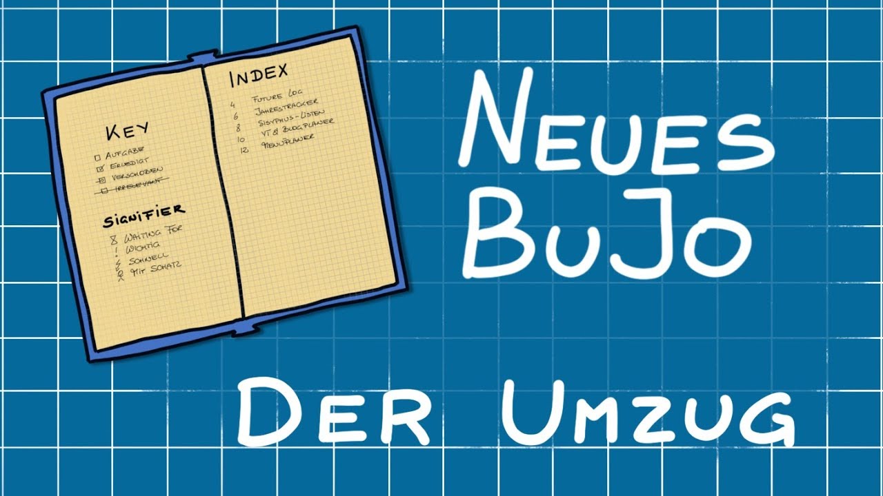 Neues Bullet Journal - Der  Umzug