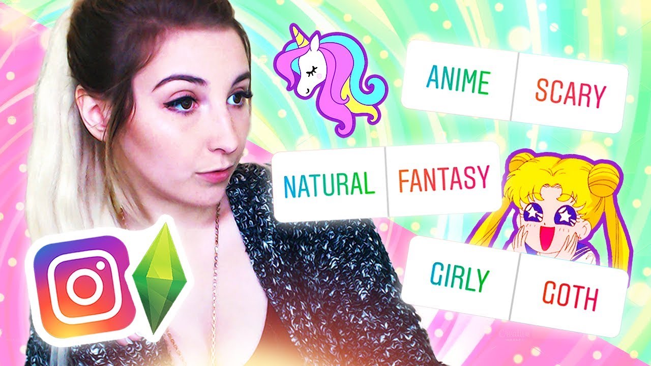 MY INSTAGRAM FOLLOWERS CREATE MY SIM 💓🦄 // The Sims 4 (CAS Challenge)