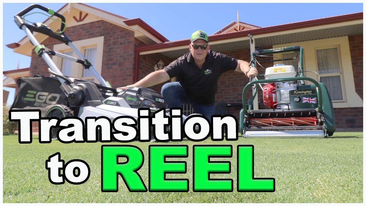 GETTING YOUR FIRST CYLINDER MOWER // How to use a REEL MOWER, Tips and a YEARLY LAWN PLAN