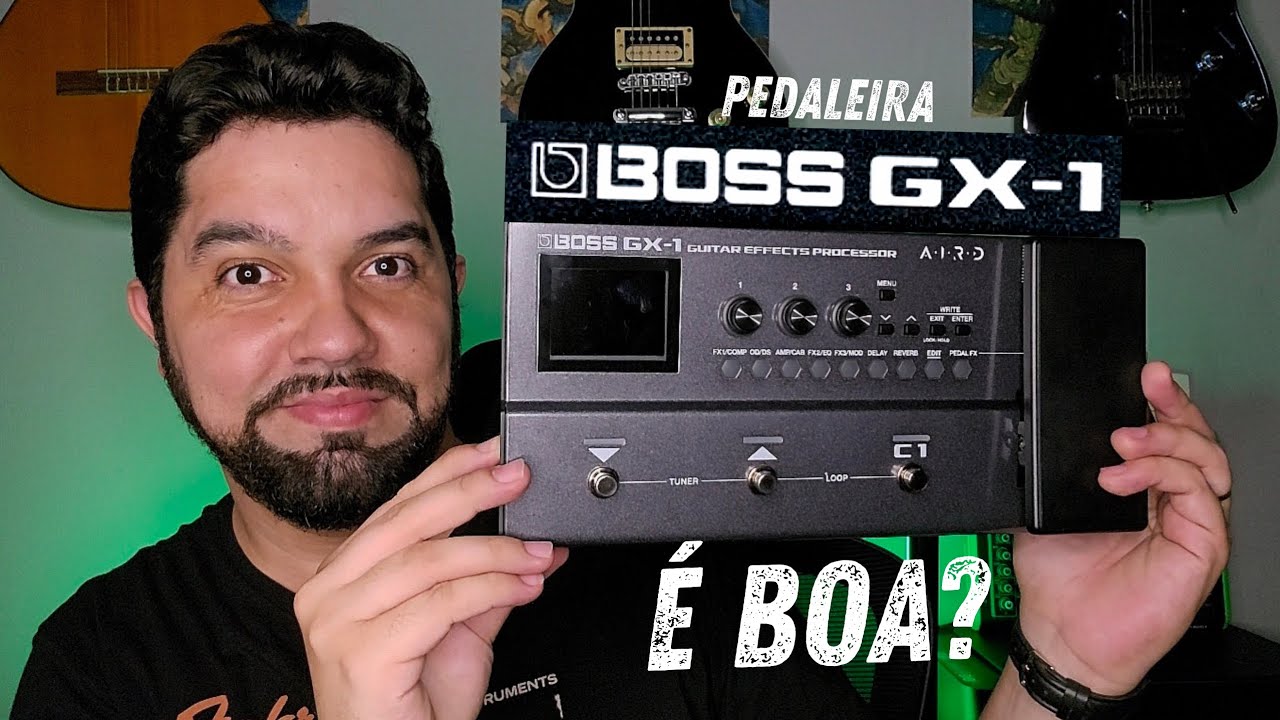 PEDALEIRA BOSS GX1 - IMPRESSÕES E RECURSOS