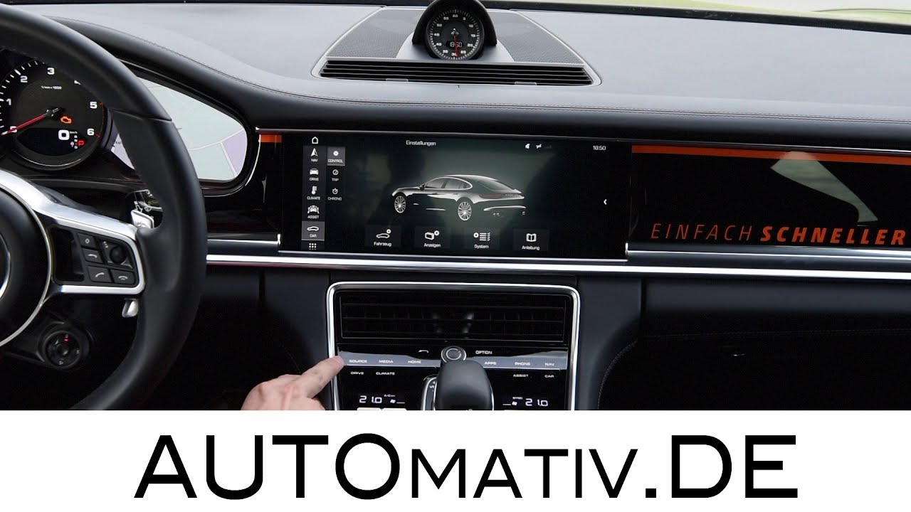 Tech-Check: Porsche Panamera Multimediasystem, Navigationssystem - PCM, verstellbare Lüftungsdüsen