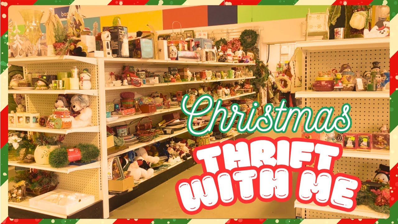 VINTAGE CHRISTMAS THRIFT WITH ME | SALVATION ARMY THRIFT STORE
