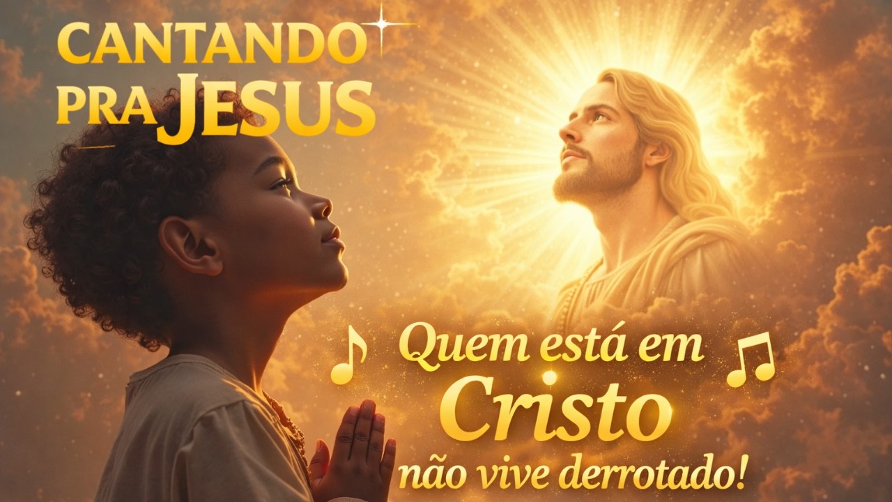 QUEM ESTÁ EM CRISTO NÃO VIVE DEROTADO - CANTANDO PRA JESUS
