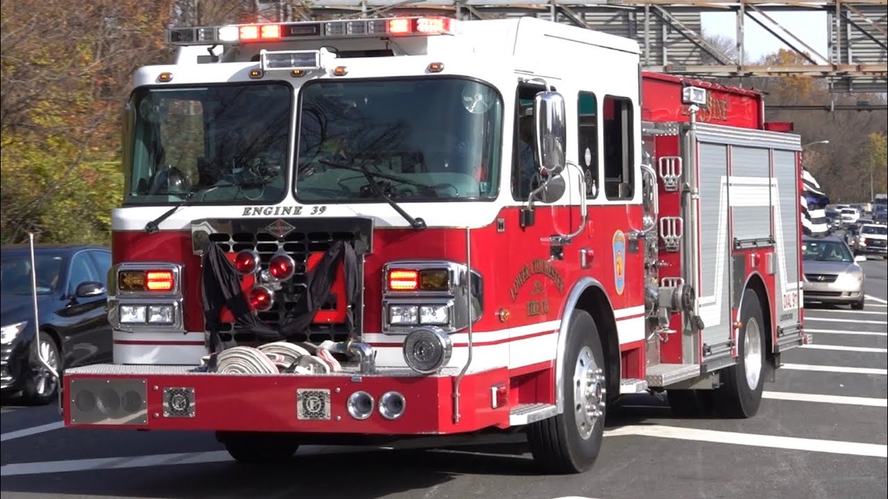 Lower Chichester Fire Company Engine 39 Responding 11/20/21
