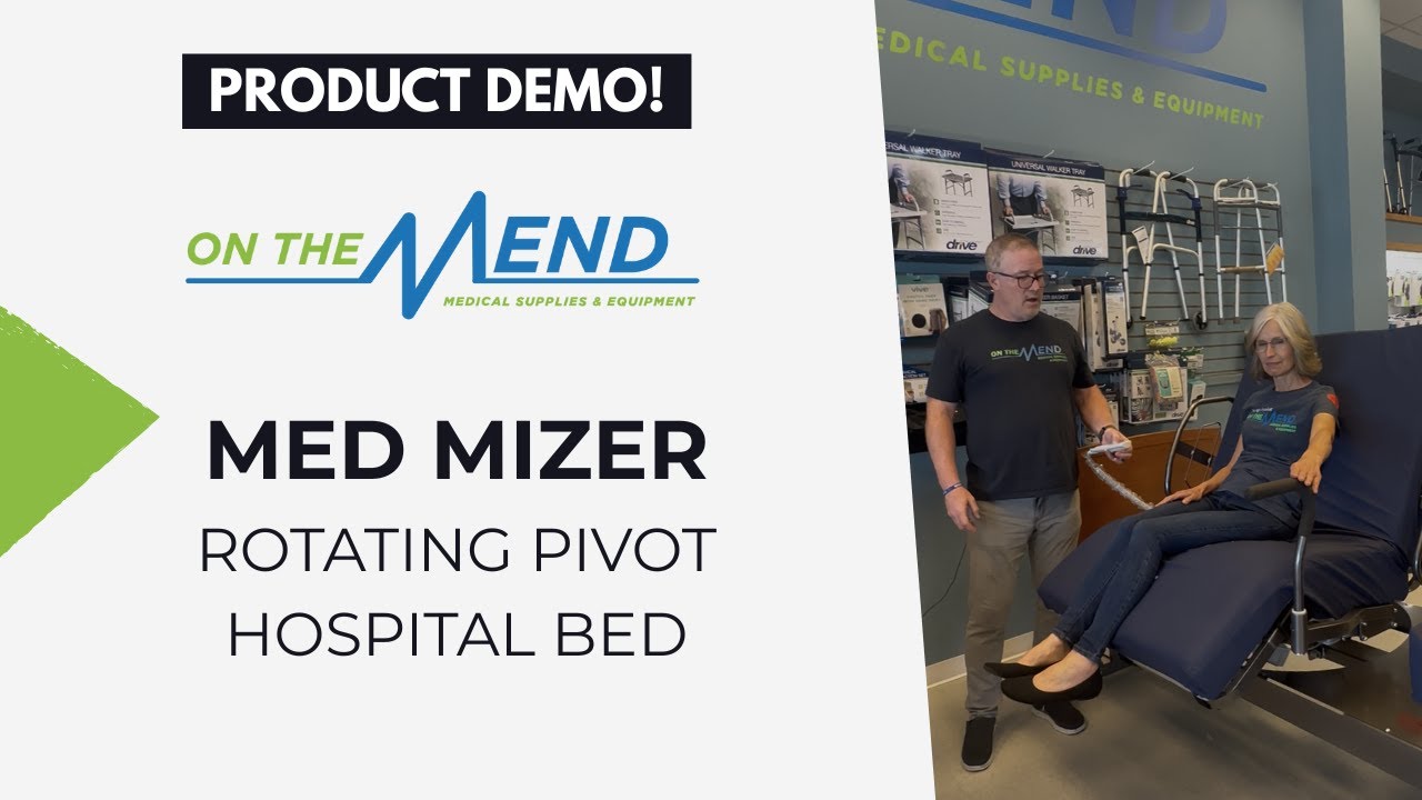 Med Mizer Rotating Pivot Hospital Bed Demo | On The Mend Medical
