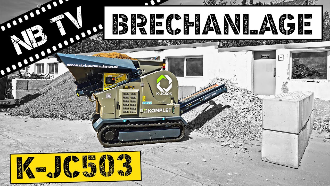 Komplet K-JC503 | Mobiler Backenbrecher auf Raupenfahrwerk