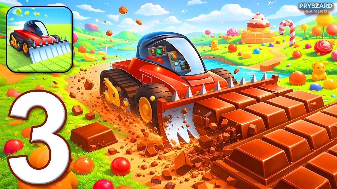 Slice Masters: ASMR Game - Gameplay Walkthrough Part 3 - Slice Master Vehicle Stack (iOS, Android)