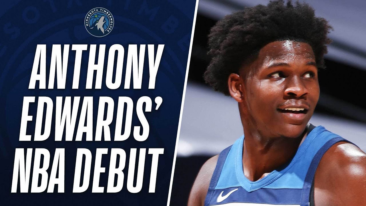 #1 Overall Pick Anthony Edwards Finishes NBA DEBUT With 15 PTS, 4 REB & 4 AST | #KiaTipOff20