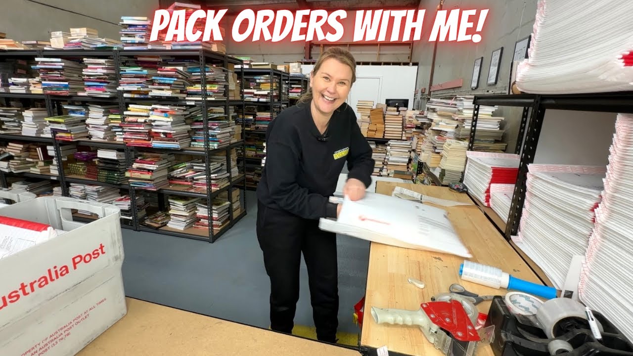 SOLD! I Sold $1225 of Books in 2 Days on eBay | Pack Orders With Me!