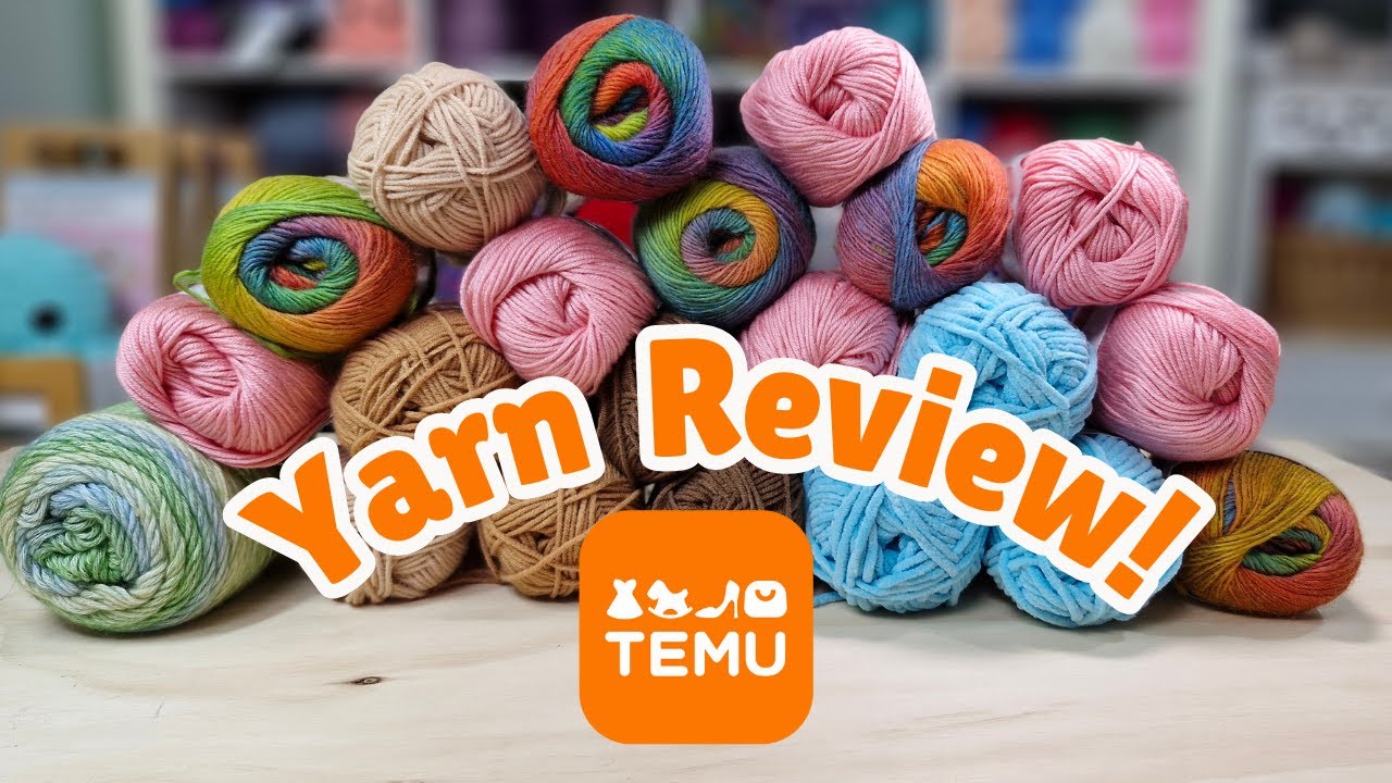 Temu Yarn Haul & Honest Review | Best Budget-Friendly Yarn Finds? 🤔🧶