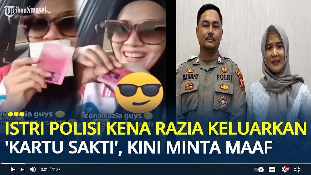 Sosok Istri Polisi Viral Keluarkan 'Kartu Sakti' saat Kena Razia, Kini Sampaikan Permintaan Maaf