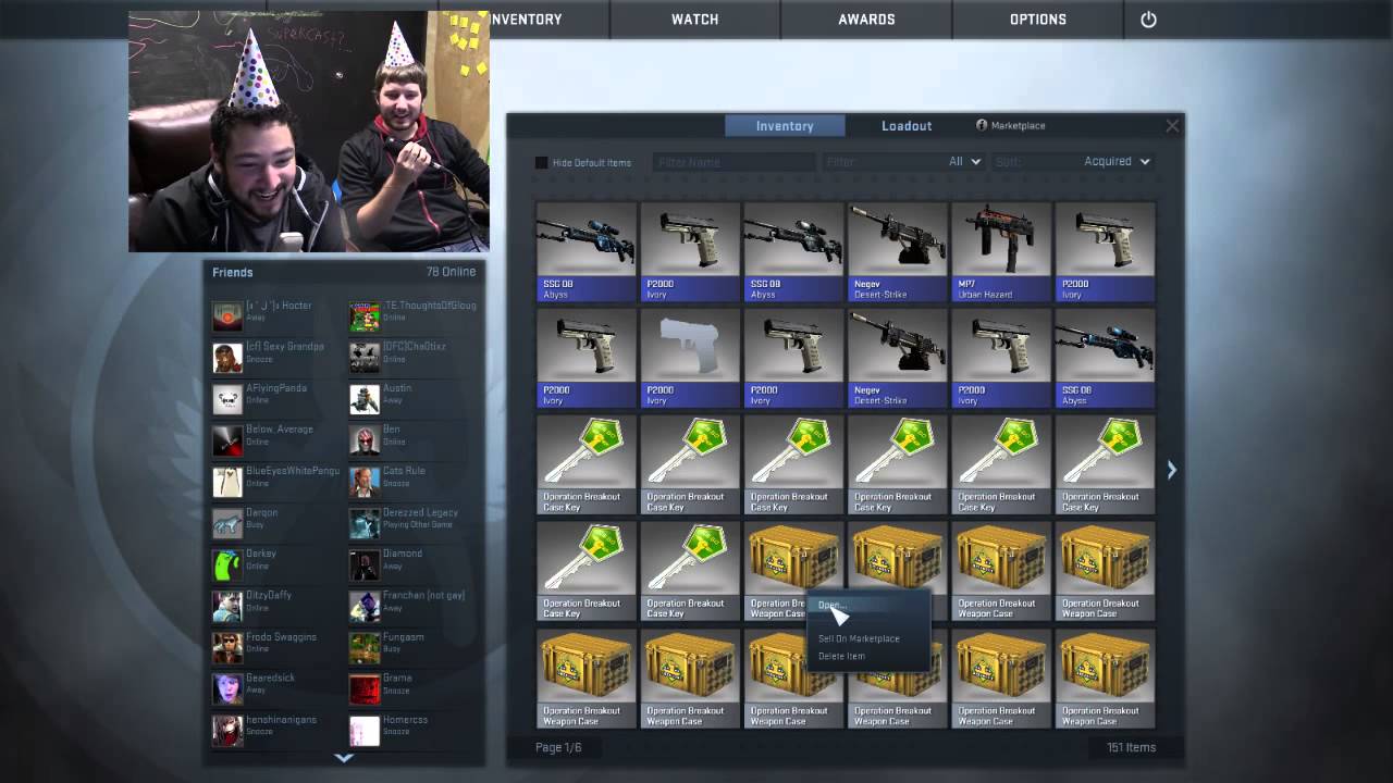День рождения Гейба Ньюэллса — распаковка Counter-Strike GO