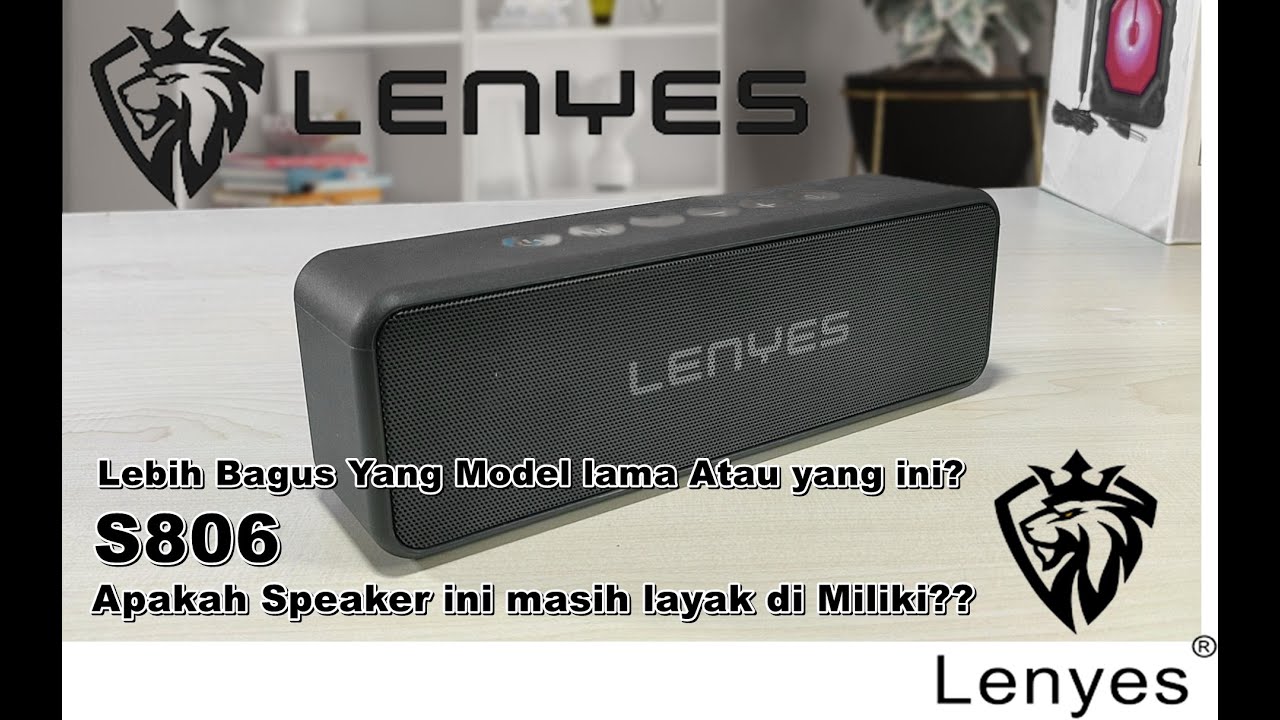 Lenyes S806: Speaker Bluetooth Portabel Desain Kompak, Ringan, Mudah Dibawa untuk Berbagai Aktivitas