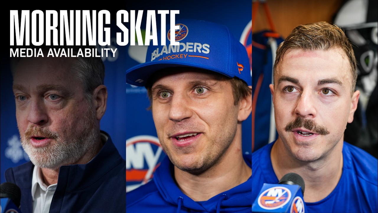 New York Islanders Morning Skate Availability | NYI at STL