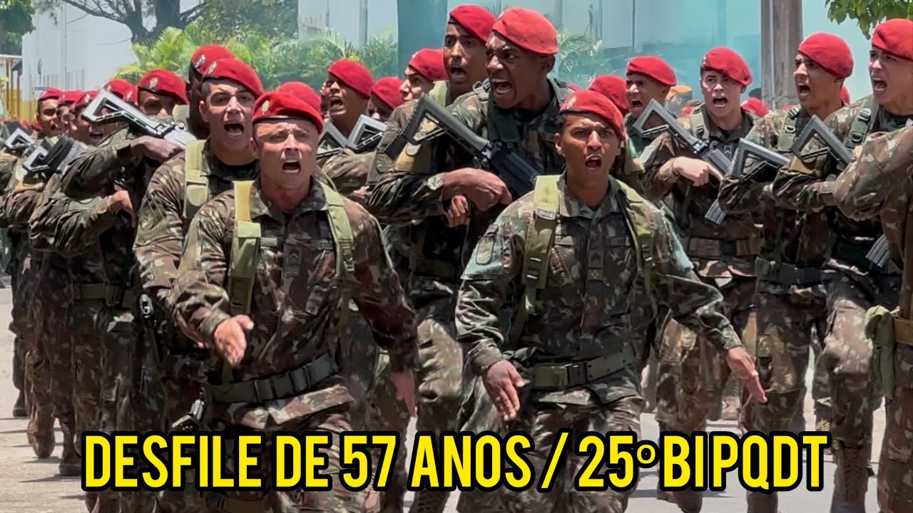 BATALHÃO BERÇO DA INFANTARIA PARAQUEDISTA 57 ANOS DE ORGANIZAÇÃO MILITAR DO EXÉRCITO BRASILEIRO 🦅