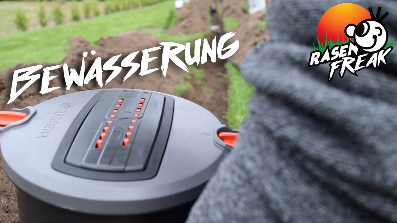 RASEN erneuern - Grassoden und BEWÄSSERUNG