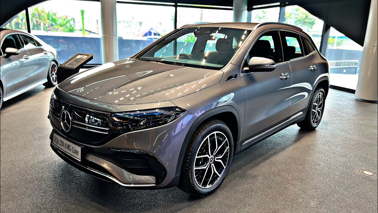 2023 Mercedes-Benz EQA 250 AMG Line | exterior and interior details | walkaround