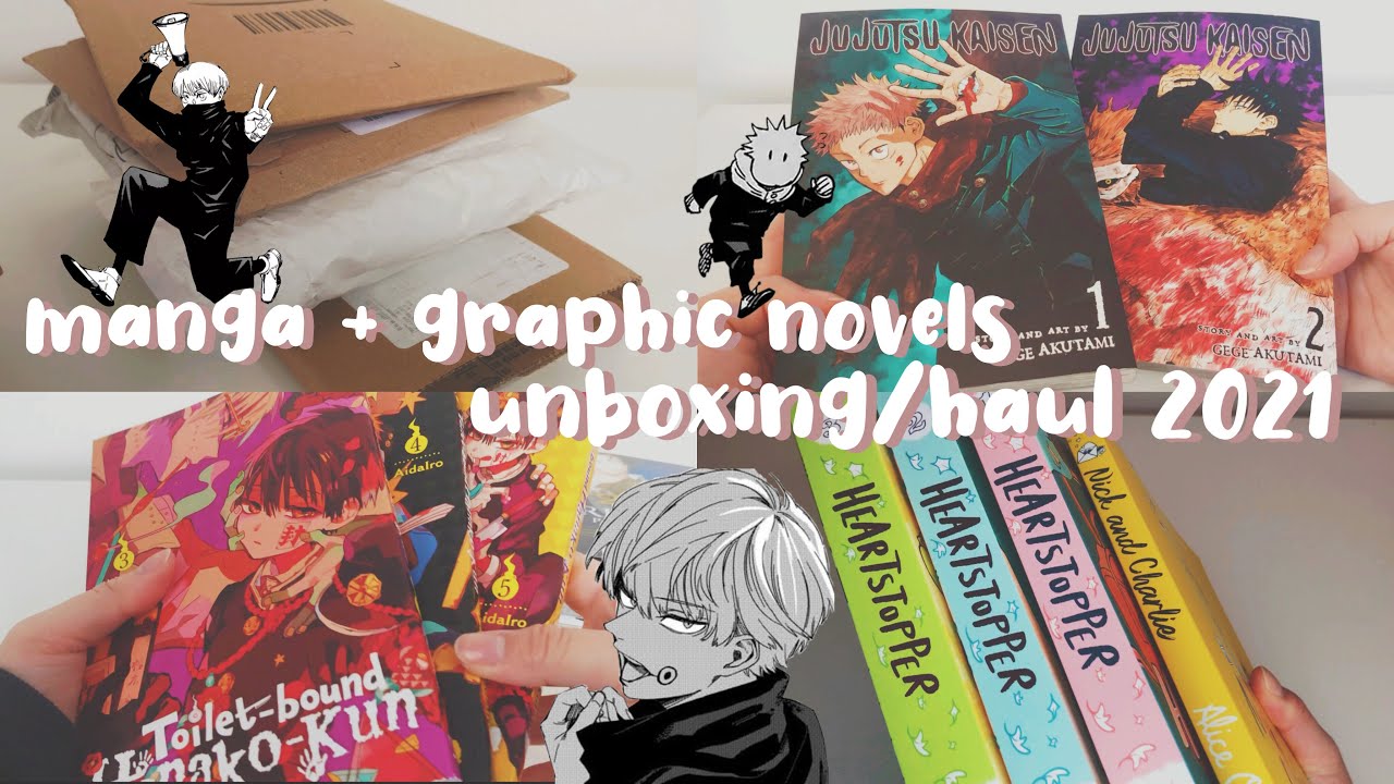 manga + graphic novels unboxing/haul 2021 part 1 ??