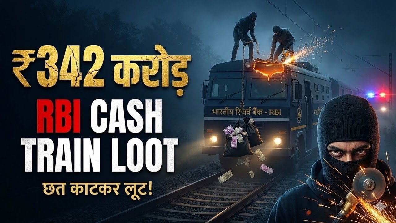 RBI Bank Train Heist: ₹342 Crore Rupee ($45 Million) Financial Mystery on Indian Railway