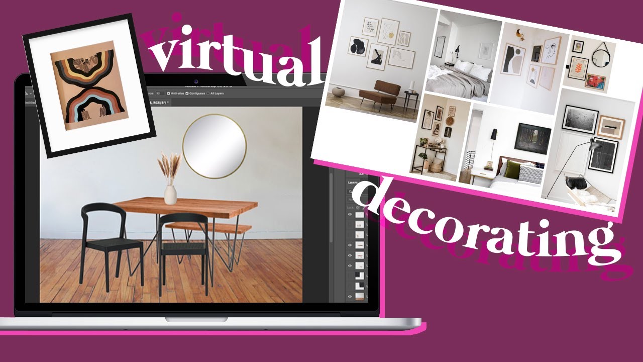 Virtual Interior Designing From Quarantine: Furniture, Gallery Walls, Moodboards