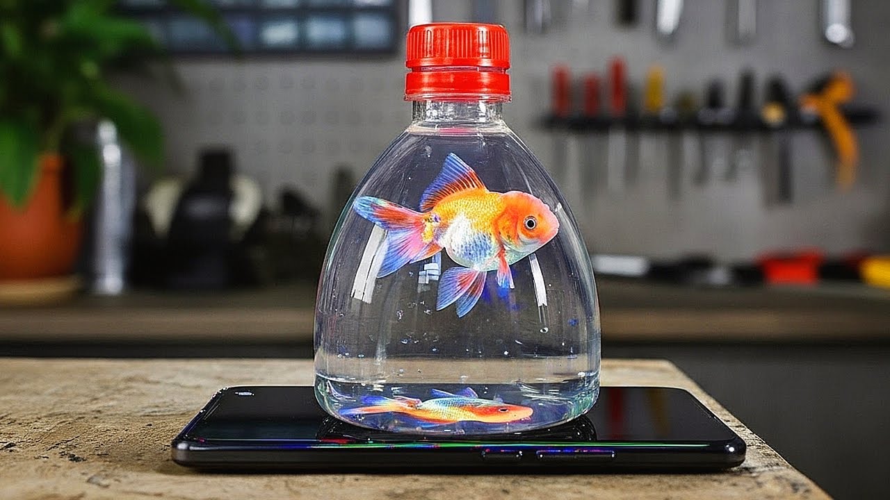 DIY AWESOME 3D HOLOGRAM PROJECTOR from Plastic Bottle | HOMEMADE INVENTIONS