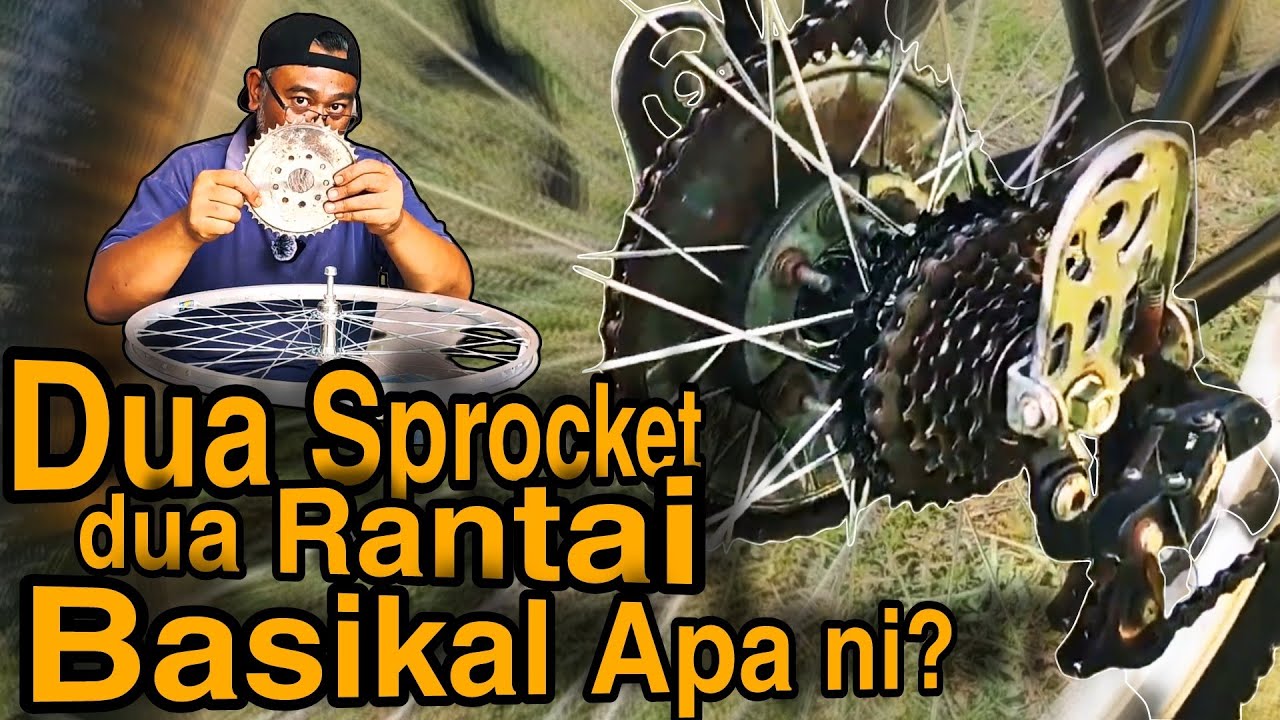Kenapa ada lebih satu Sprocket❓ Ada 2 Sprocket Kiri & kanan dekat Tayar Belakang Basikal, jom pasang