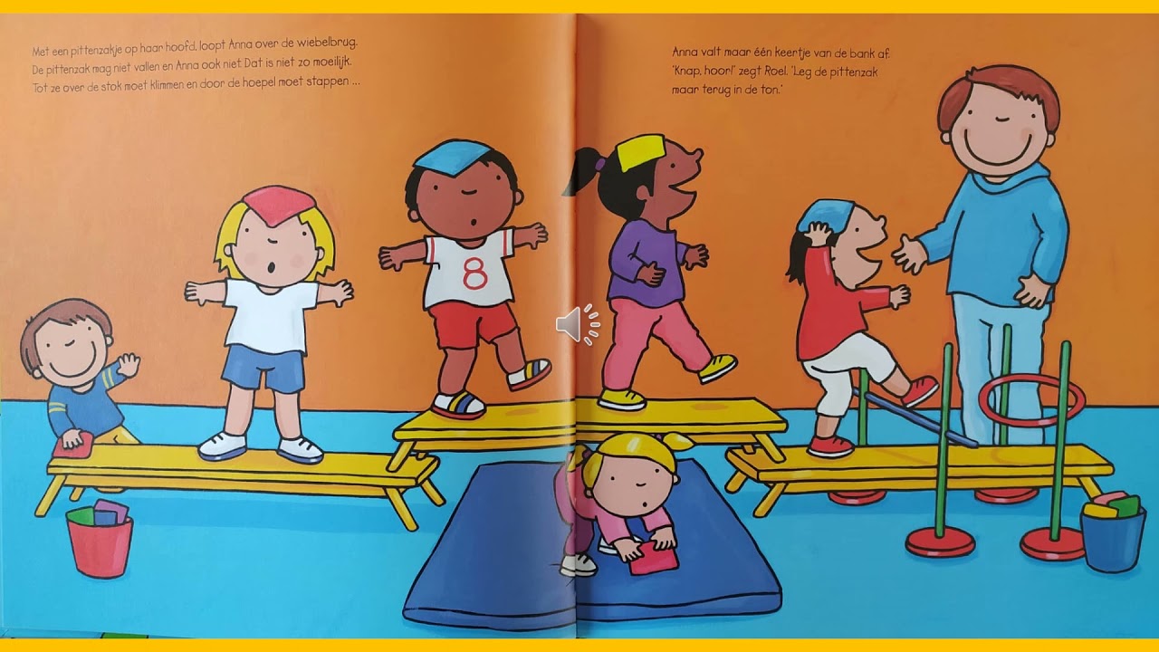 Groep 1: thema sporten: Grote Anna leert turnen