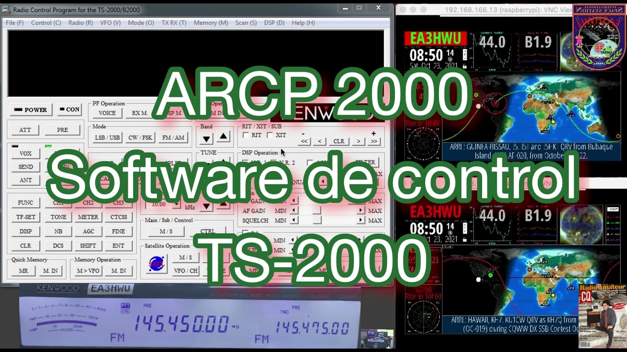 EA3HWU Software ARCP para Kenwood TS-2000