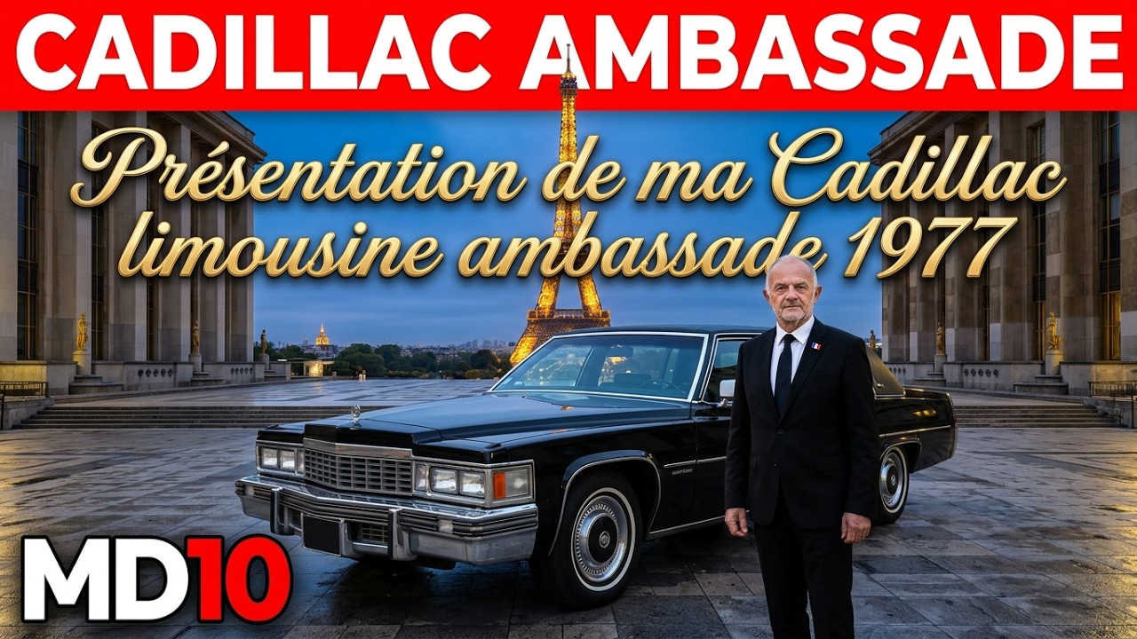 CADILLAC FLEETWOOD LIMOUSINE AMBASSADE 1977