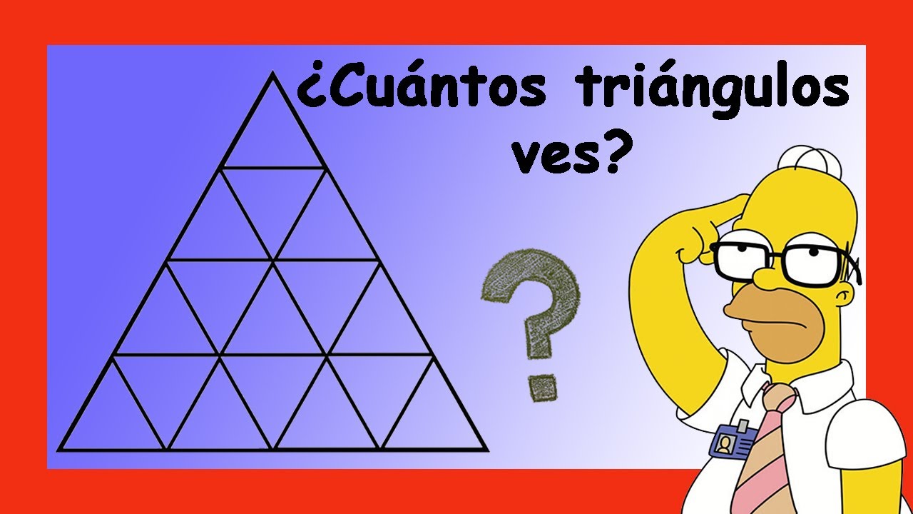 ✅👉 ¿Cuantos triángulos ves en esta figura?