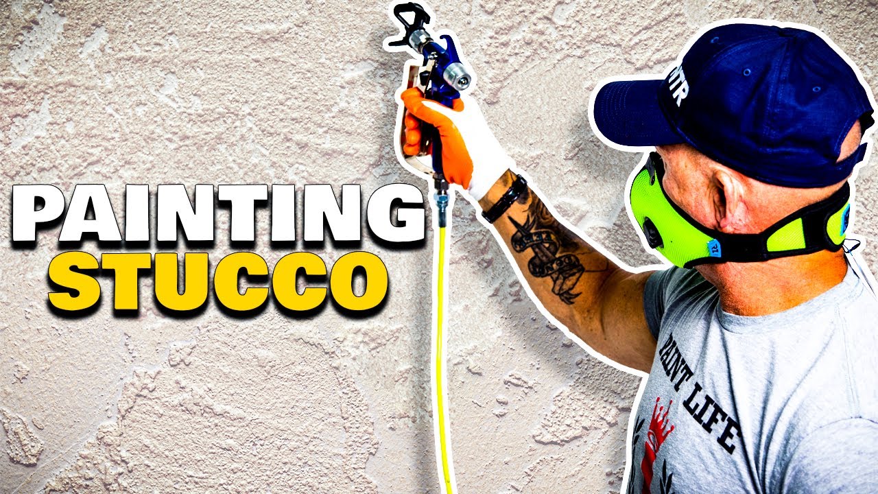 Painting Stucco.  Adding accent colors to stucco trim.