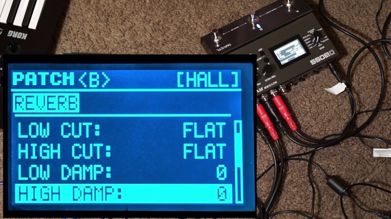 Emulating Strymon Big Sky Cloud Machine with Boss RV-500