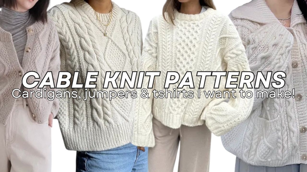 The BEST Cable Knitting Patterns for Autumn Winter
