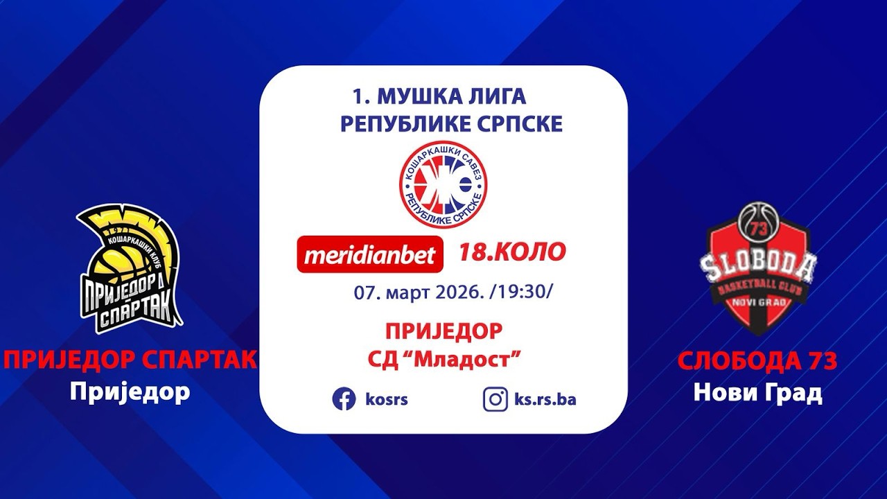 KK PRIJEDOR SPARTAK - KK SLOBODA 73