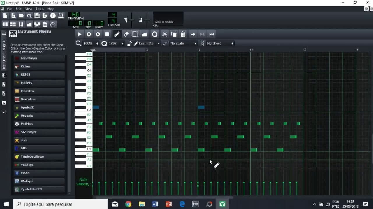 How I create songs on LMMS with soundfonts - very basic tutorial