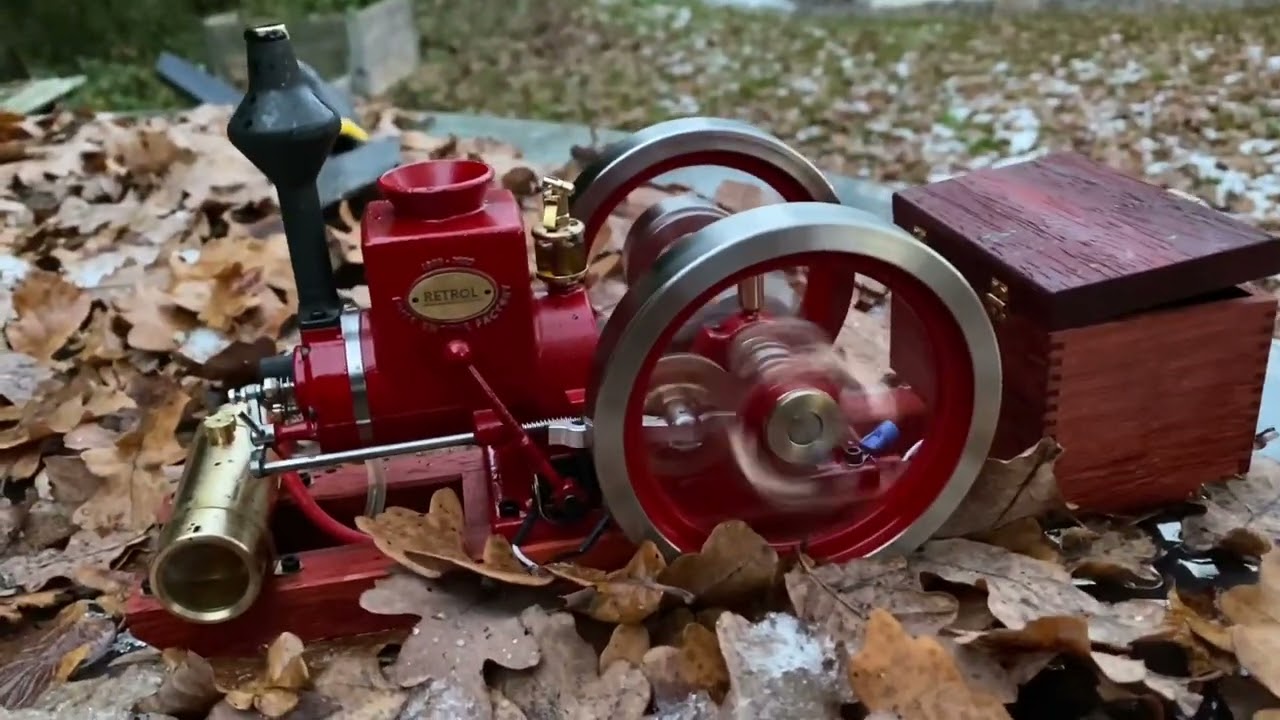 First tests of Tomas Leijons RETROL ENGINES HM-01.