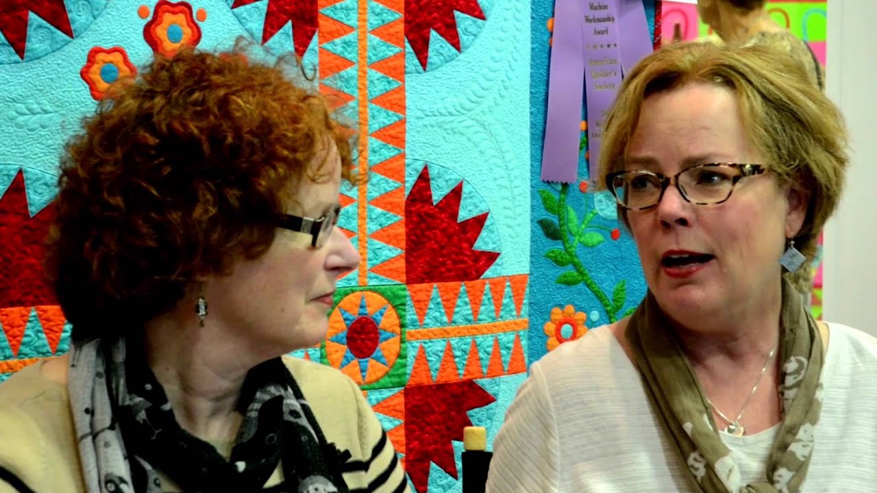 Pat Holly & Sue Nickels - BERNINA of America Home Machine Quilting Award