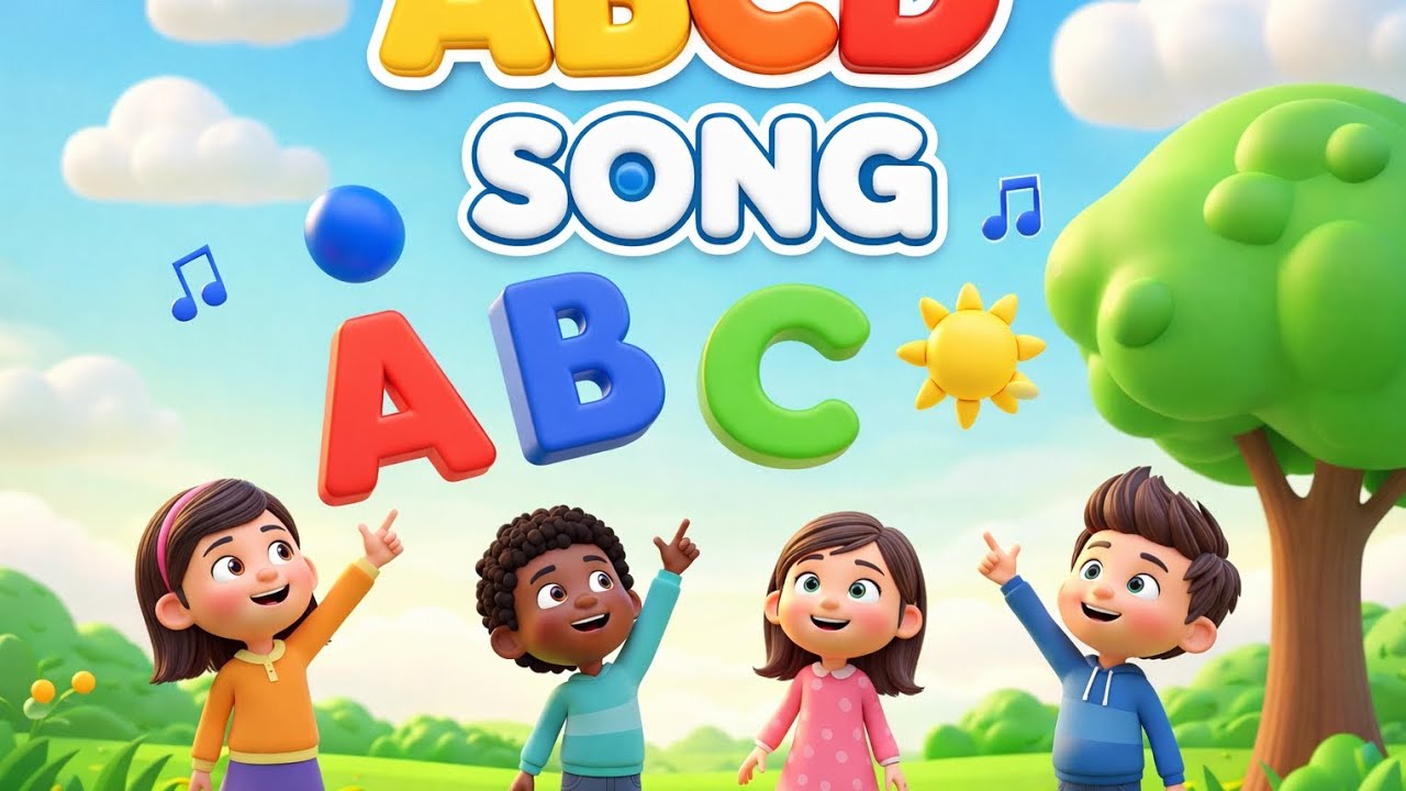 ABCD Song for Kids | Learn Alphabet A to Z | Fun 3D Cartoon Educational Song