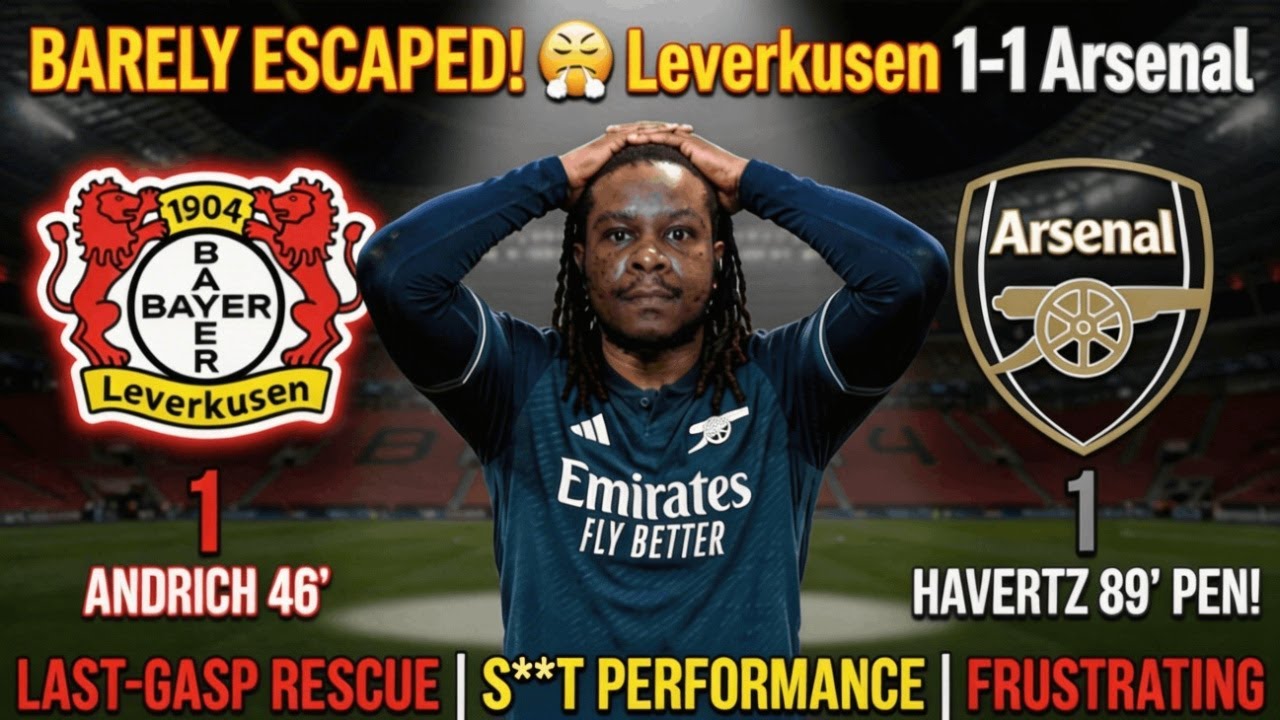 POST-MATCH: Leverkusen 1-1 Arsenal! Havertz 89' Rescue! UCL R16! | LL Cool Jay | 2Halves1Ball