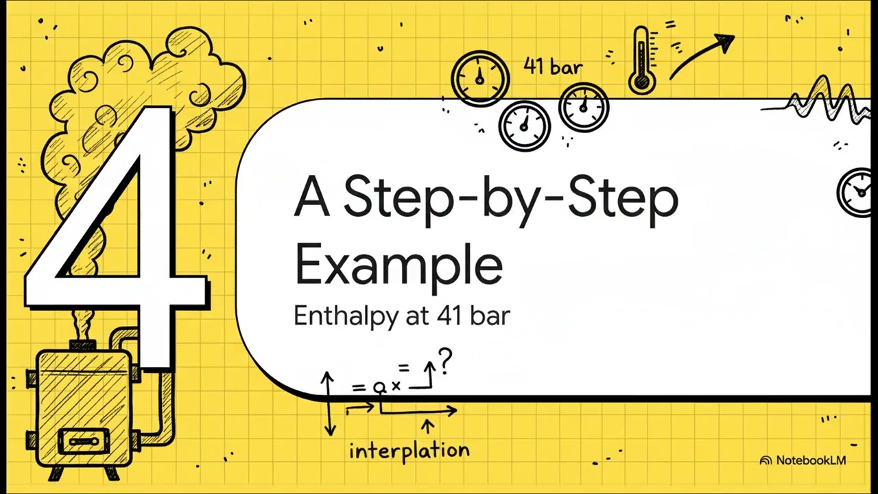 Linear Interpolation Steam Table
