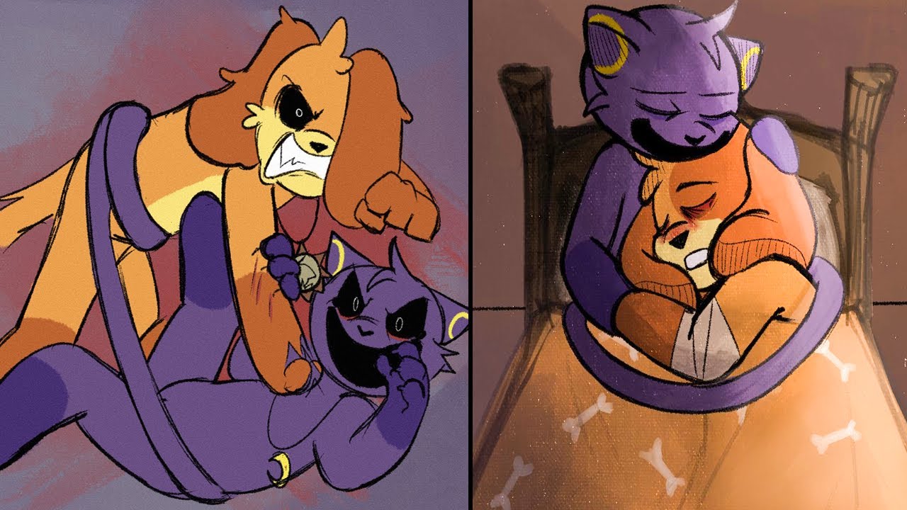 Dogday x Catnap Sunshine After Chaos  | Poppy Playtime Chapter 3 Comic Dub