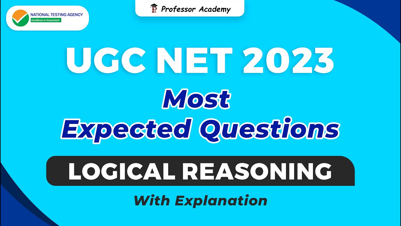 UGC NET 2023 | Most Expected Questions | Logical Reasoning