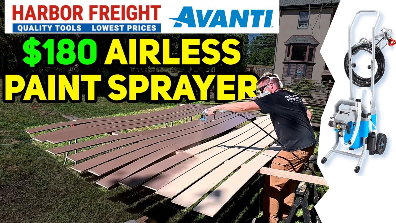 BEST for the money? Avanti Airless Paint Sprayer from Harbor Freight