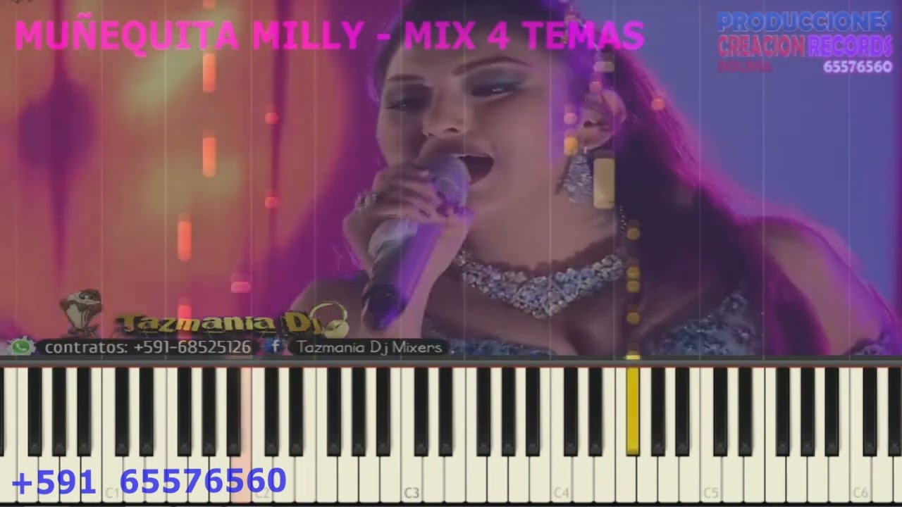 MUÑEQUITA MILLY - MIX 4 TEMAS 2024 ( PISTA & TUTORIAL )
