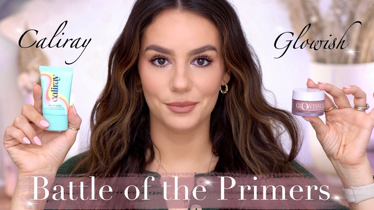 GLOWISH BLUR PRIMER vs CALIRAY BLURRING PRIMER : Full day wear test & Comparison || Tania B Wells