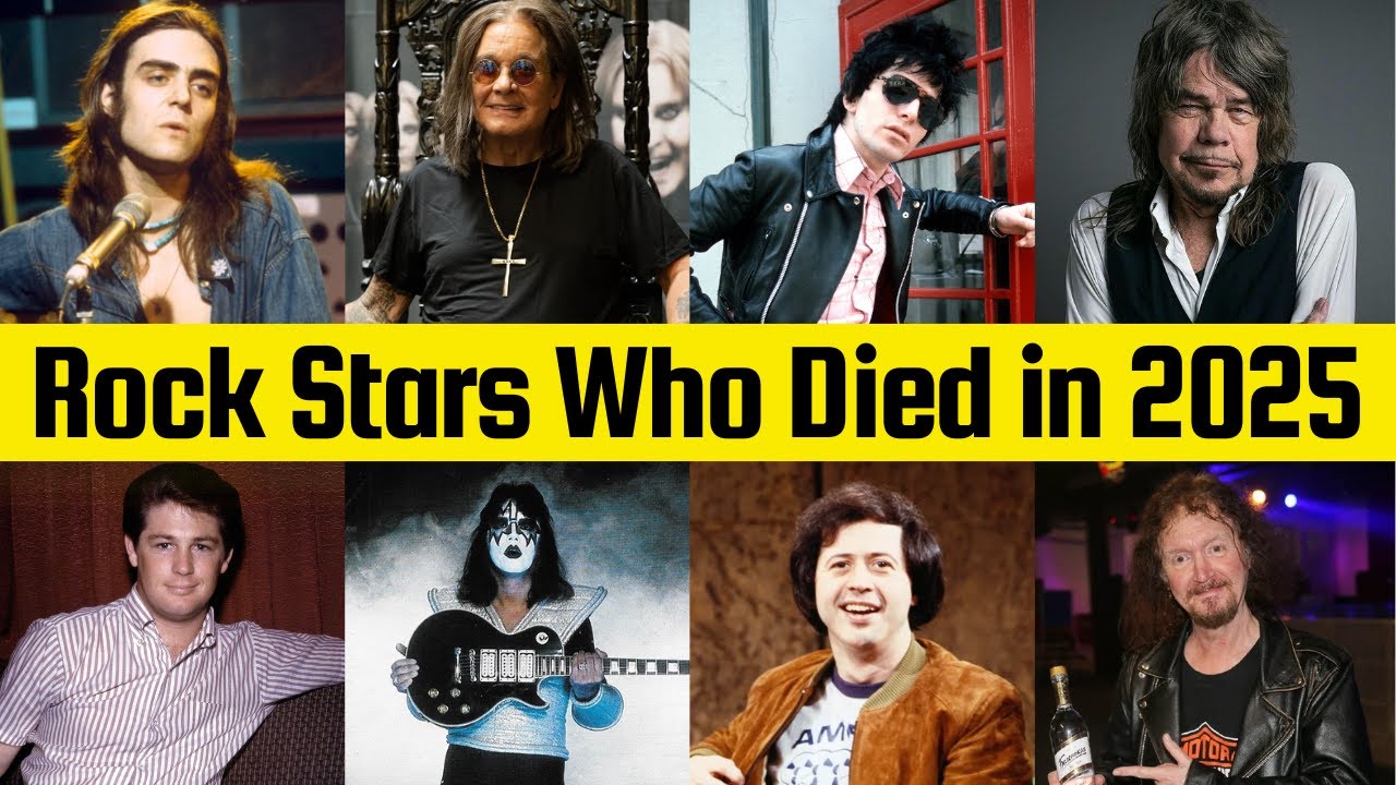 Rock Stars/Singers Who Died in 2025