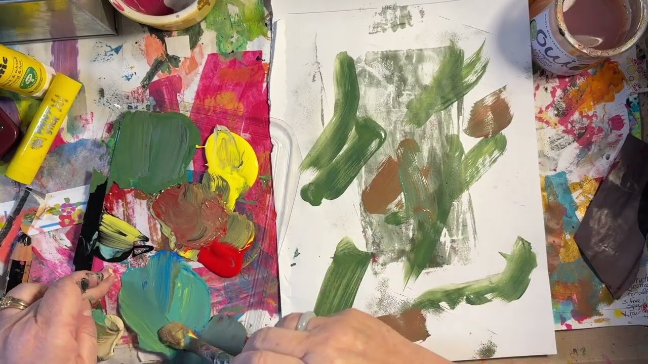 Pink Lady, a Mixed Media Art Journal Process, Day  14