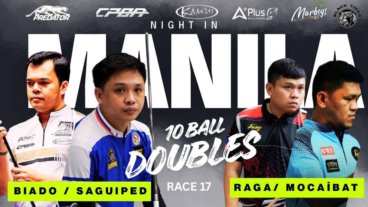 DOUBLES ▪️Carlo Biado / Bryan Saguiped VS Anton Raga / Baseth Mocaibat ▪️ Race 17
