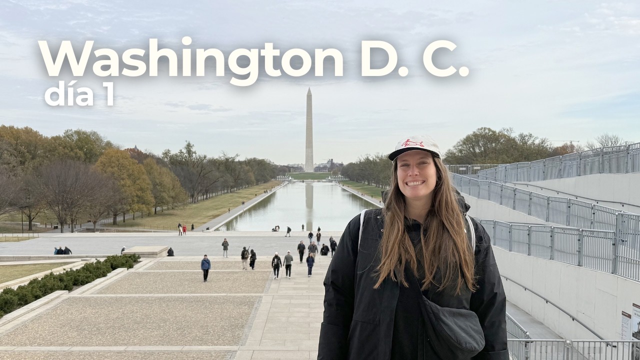 el día que viajamos POR PRIMERA VEZ a WASHINGTON DC | vlog